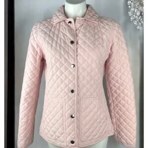 Ralph Lauren, dusty, pink quilted coat
Size Med￼